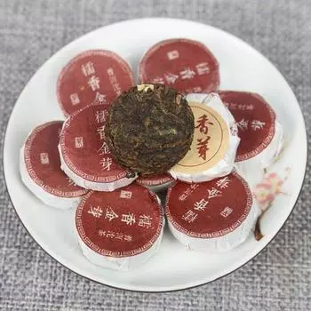 500 г Юньнаньский чай Пуэр Клейкий рисовый чай Туо Мэнхай Золотой бутон мини-чай Туо