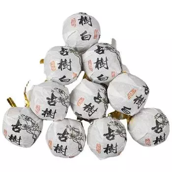 500 г Юньнаньский древний белый чай Чай Лунчжу Туо, сладкий, чем Исландия, вареный, заваренный