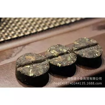 500 г Клейкий ароматный пуэр, выдержанный чай, маленькая лепешка, мини-чай Туо, сильный аромат