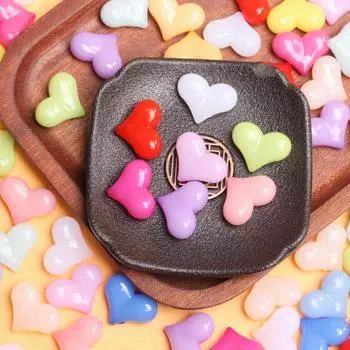 500 г кулон из бисера с одним отверстием, акрил 22*17 мм, сердце, сделай сам, изготовление ювелирных изделий, серьги, браслеты, аксессуары ярких цветов