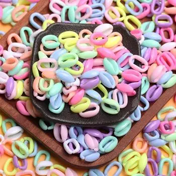 500 г около 1300 шт. Бусины-цепочки для изготовления ювелирных изделий О-образной формы своими руками для 11*16 мм Solid Color разноцветный