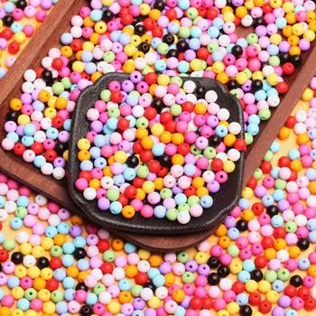 500 г около 1470 шт. свободные ювелирные изделия модный акрил для ювелирных изделий 8 мм фурнитура цвета акриловые бусины «сделай сам» матовые бусины сплошной цвет разноцветный