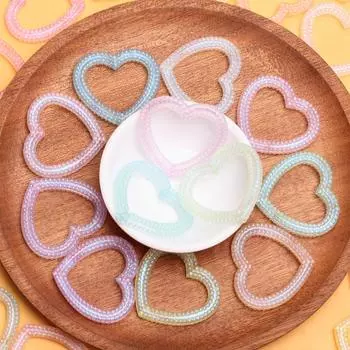 500 г, около 170 шт., модные серьги, ожерелье, большие бусины «Любовь», акриловые вертикальные отверстия, аксессуары из бисера, ювелирный материал