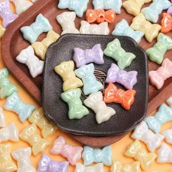 500 г около 190 шт. изготовление ремесленных акриловых ювелирных изделий «сделай сам» сахарные бусины для ожерелья и сережек 16*24 мм