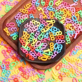 500 г, около 2000-3000 шт., акриловые бусины для самостоятельного изготовления ювелирных изделий, детское ожерелье, браслет, случайные буквы, кулон, аксессуары, цифровые бусины Style 4