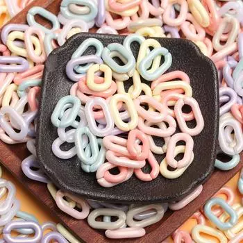 500 г, около 2150 шт., бусины-цепочки, фурнитура для самостоятельного изготовления ювелирных изделий для макарон #1