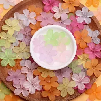 500 г около 310 шт. Материал ручной работы 5 лепестков цветов DIY Изготовление матового полупрозрачного сосуда 28,5 мм