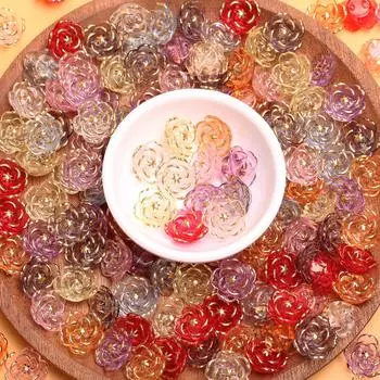 500 г около 580 шт. ожерелье кулон DIY бусины цветок бусины ювелирные изделия 17,6 мм акрил