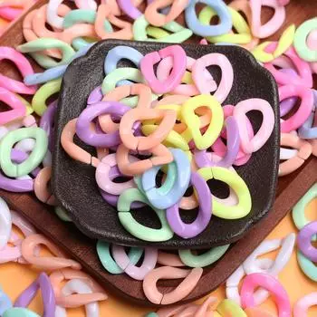 500 г, около 750 шт., фурнитура «сделай сам», 17*24 мм, свободные бусины, изготовление ювелирных изделий, витая цепочка