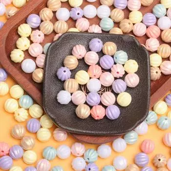 500 г, около 750 шт., однотонные бусины ручной работы 11 мм, макароны, свободные бусины для изготовления ювелирных изделий, браслет, сделай сам, арбузные бусины, перламутровый акрил