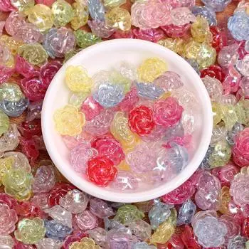 500 г/пакет, 1200 шт., 14 мм, свободные бусины, разноцветные, DIY AB, цветные бусины, подвески, фурнитура