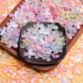 500 г/пакет, материалы для изготовления сережек, сверкающие бусины, ювелирные аксессуары в форме бабочки, прозрачное модное ожерелье «сделай сам», акрил