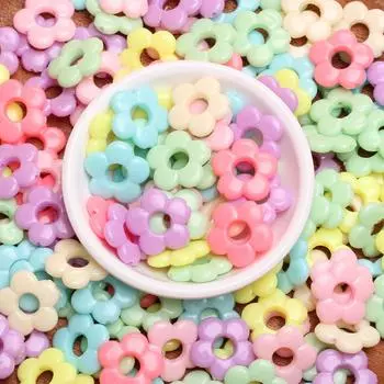 500 г/пакет около 360-700 шт. разноцветные бусины в виде морской звезды, сделай сам, аксессуары, ювелирные изделия, акриловые полые свободные бусины Style1