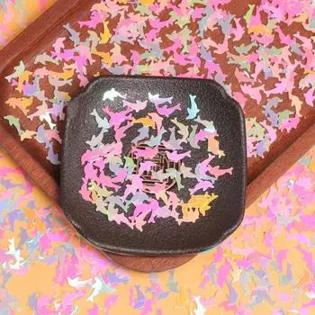 500 г/пакет около 42850 шт. модный ПВХ DIY материал патч фантомный цветной чехол для телефона Дельфин декоративные милые животные чашка для воды ювелирные аксессуары