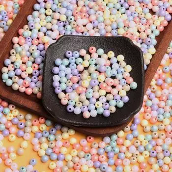 500 г/пакет около 4700 шт. круглые бусины-разделители, ожерелье для рукоделия, браслет, сделай сам, 6 мм, аксессуары для изготовления ювелирных изделий