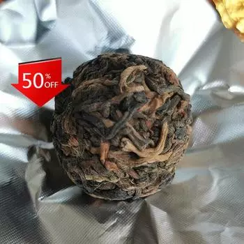 500 г Пуэр с жемчугом дракона рассыпной чай Золотой бутон с жемчугом дракона, спелый чай древнего дерева