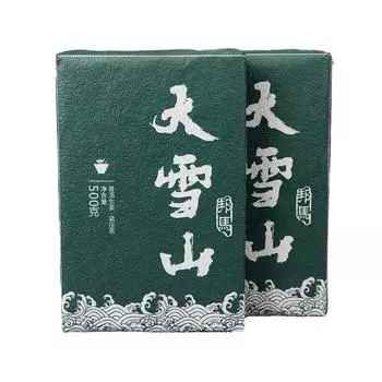 500 г сырой чай Юньнань Бангма с большой снежной горой кирпичный золотой лист первый весенний чай