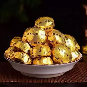 500 г выдержанного клейкого риса премиум-класса ароматный мини-чай пуэр сяоцзиньто