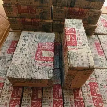 500 г выдержанного в Юньнани пуэра, спелого чая, кирпичик, 1970 г., старый пуэр Цзинчанхао, чай Пуэр