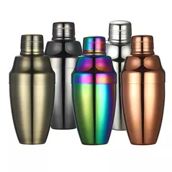 500 мл 3-х компонентный шейкер из нержавеющей стали для коктейлей, барные принадлежности для шейкеров серебряный