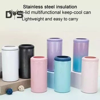 500 мл банка-кулер универсальная изолированная кружка из нержавеющей стали легкая эффективная банка для напитков охладитель для дома и улицы 500ML белый