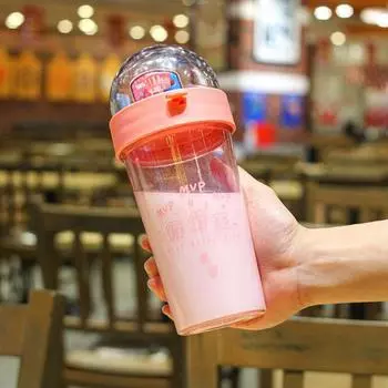 500 мл баскетбольная чашка для воды, экологически чистая портативная бутылка большой емкости для развлечений, спортивной стрельбы, питьевой бутылки для путешествий синий