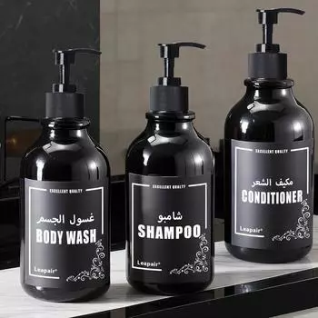 500 мл дозатор для мыла в ванной комнате многоразовый ручной насос бутылка пластиковая пустая косметическая упаковка бутылки кондиционер бутылки Type 1