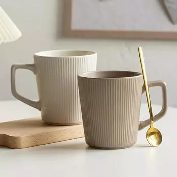 500 мл керамические кружки кофейные чашки креативные однотонные чашки для воды бытовые офисные пары подарок завтрак овсянка молоко чай посуда для напитков 500ml белый