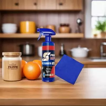 500 мл Керамический спрей для автомобильного покрытия, быстродействующий спрей для автомобильного покрытия, керамический автомобильный восковой полировальный спрей, быстрый спрей для ухода за деталями автомобилей One Size синий