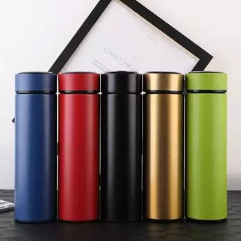 500 мл кувшин из нержавеющей стали, термос для кофе, стальная термос для воды, чашка для бутылки с вакуумной изоляцией 500ML золотистый