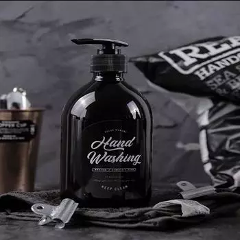 500 мл Nordic Brown жидкое мыло шампунь многоразовый флакон гель для душа шампунь пресс флакон гель для душа пустая бутылка для хранения