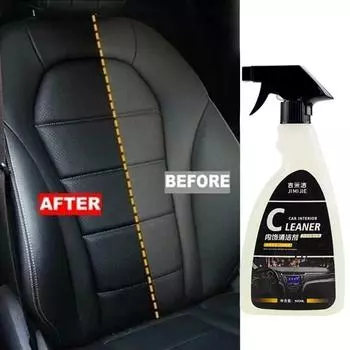 500 мл очиститель салона автомобиля, пластиковых деталей, панели приборов, средство для восстановления протектора, автополировка, блеск, пленка, полироль, паста для восстановления