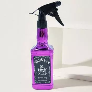 500 мл парикмахерский инструмент ПЭТ надежный гальванический парикмахерский непрерывный распылитель флакон непрерывный распылитель флакон серебряный