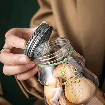 500 мл Рождественская елка Снеговик Сладкая банка Конфеты Коробка для хранения печенья Сок Шоколад Подарочная упаковка Контейнер «сделай сам» Годовой декор Бутылка