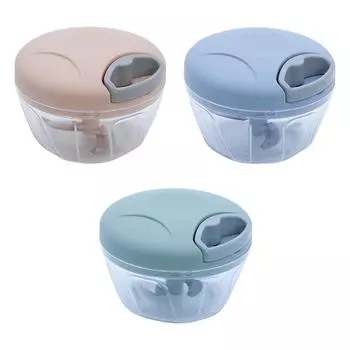 500 мл Ручной измельчитель Чеснок Пресс Экологичный Ручной Измельчитель Кухонные Принадлежности синий