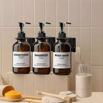 500 мл шампунь и гель для душа для отеля, отдельная бутылка, многоразовый настенный дезинфицирующий футляр для рук, ручные дозаторы мыла Type 1