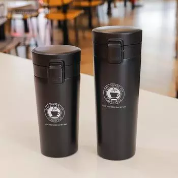 500 мл термос, кофейная чашка, чайная кружка, двухслойная термос из нержавеющей стали, металлический термос для занятий спортом на открытом воздухе, бизнес-бутылка для воды, чашка 500ML