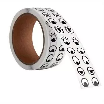 500 пар/наклейки с рисунком в виде глаз, самоклеящиеся наклейки с глазами для поделок и рукоделия