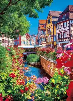 500 Piece Jigsaw Puzzle Alsace Wine Town (France) (38x53cm)