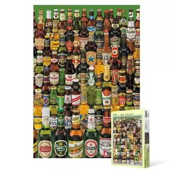 500 Piece Jigsaw Puzzle - Beer Collection, popular Korean puzzle