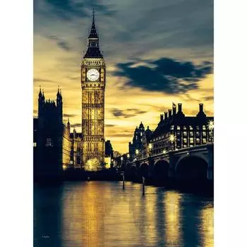 500 piece jigsaw puzzle - Big Ben sunset view, popular Korean puzzle