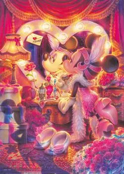 500 Piece Jigsaw Puzzle Disney Love Eyes in the Mirror (35x49cm)