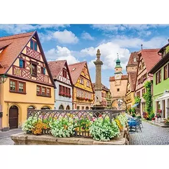 500 Piece Jigsaw Puzzle Fairytale City (Rothenburg) (38 x 53cm) 05-1048
