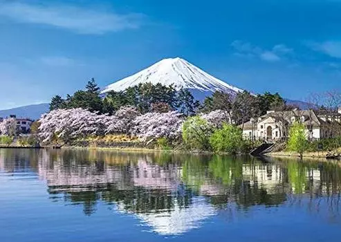500 piece jigsaw puzzle Fuji weather (38x53cm)
