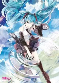 Пазл из 500 деталей Хацунэ Мику DJ MIKU (38х53см)