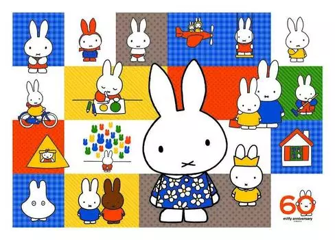 500 piece jigsaw puzzle Miffy collection (38x53cm)