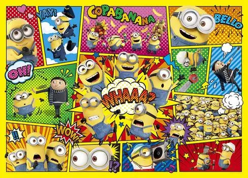 Пазл из 500 деталей Minions Comic Art II (38х53см)
