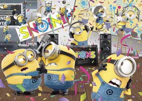 500 Piece Jigsaw Puzzle Minions Live Rehearsal (38x53cm)