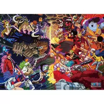 Пазл из 500 деталей - One Piece Four Emperor Kaido против Five Emperor Luffy, популярная корейская головоломка
