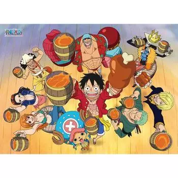 500 piece jigsaw puzzle - one piece shipboard party, popular Korean puzzle